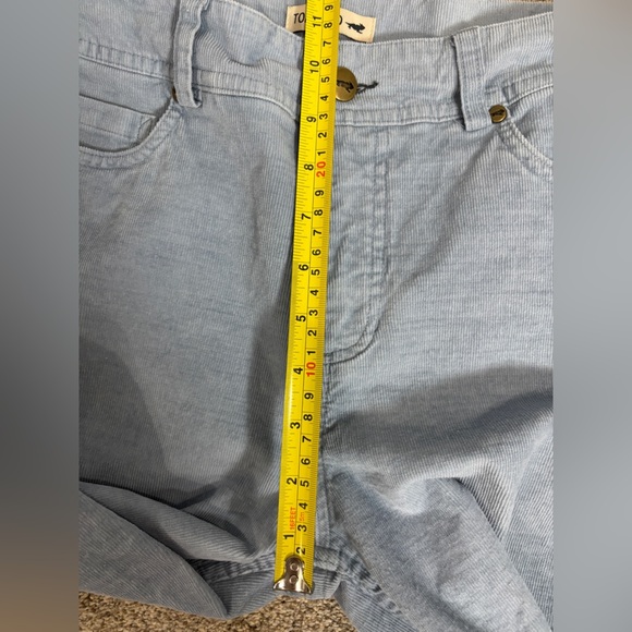 Toad & Co Pants Womens Size 4 Karuna Corduroy Light Blue Casual High Rise Cotton - Picture 6 of 11